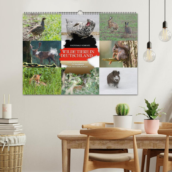 Emotionale Momente: Wilde Tiere in Deutschland (CALVENDO Wandkalender 2025)