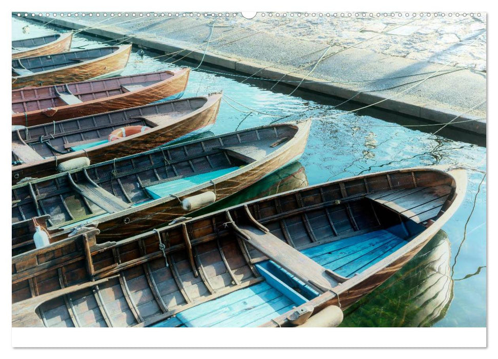Nostalgische Welt der Boote (CALVENDO Wandkalender 2025)