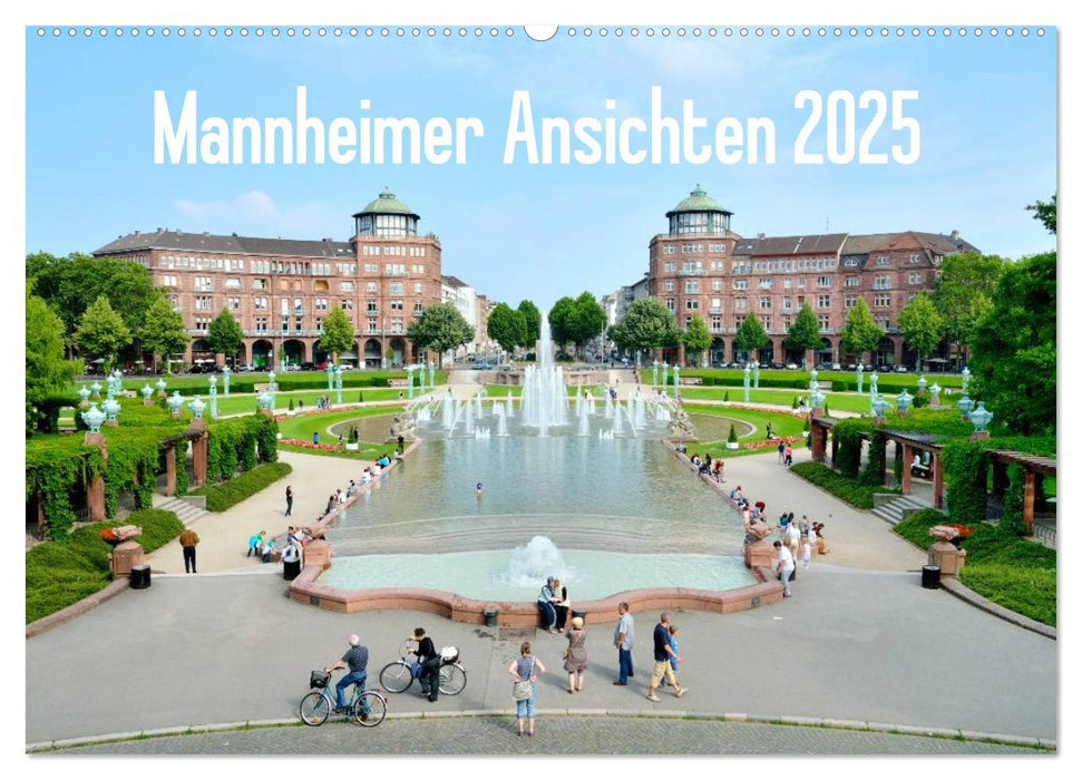 Mannheimer Ansichten 2025 (CALVENDO Wandkalender 2025)