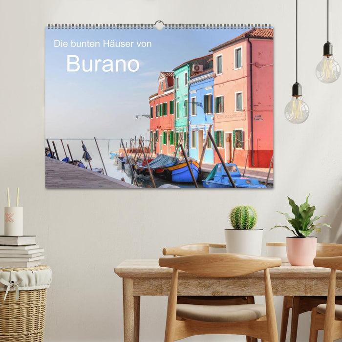 Die bunten Häuser von Burano (CALVENDO Wandkalender 2025)