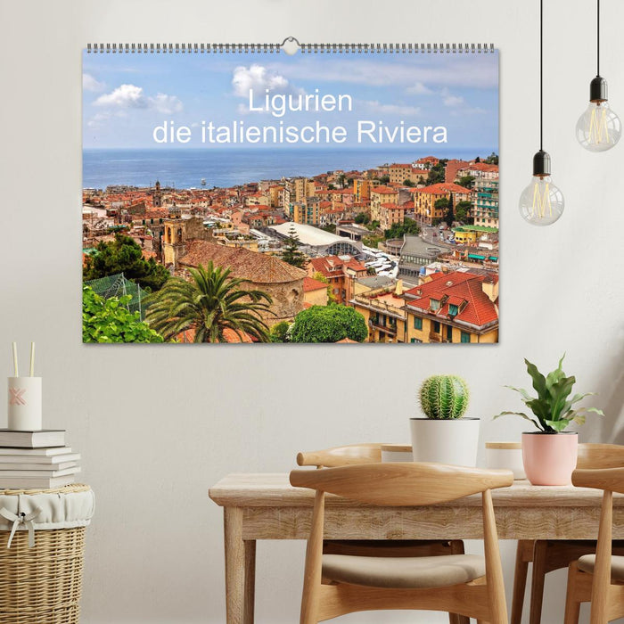 Ligurien - die italienische Riviera (CALVENDO Wandkalender 2025)