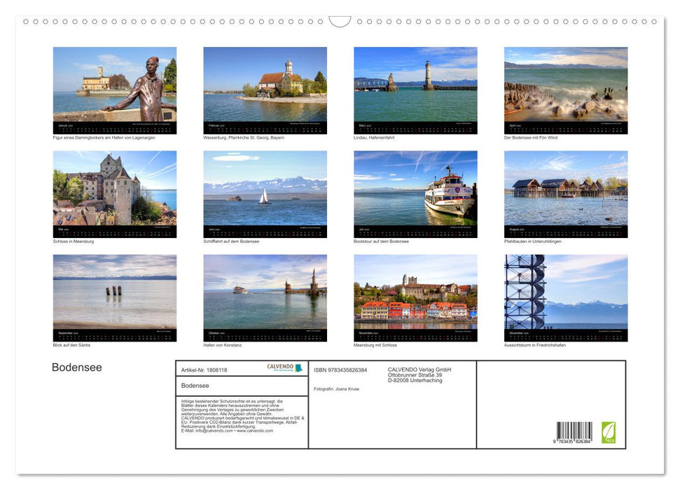 Bodensee (CALVENDO Wandkalender 2025)