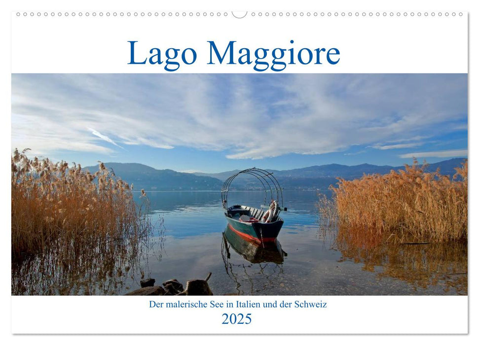 Lago Maggiore - Der malerische See in Italien und der Schweiz (CALVENDO Wandkalender 2025)