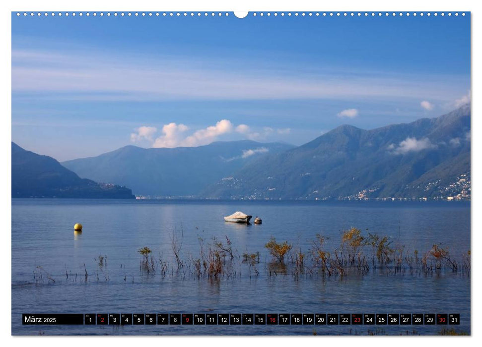 Lago Maggiore - Der malerische See in Italien und der Schweiz (CALVENDO Wandkalender 2025)