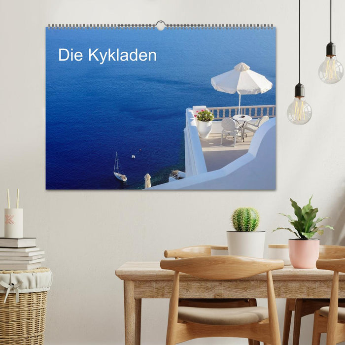 Die Kykladen (CALVENDO Wandkalender 2025)