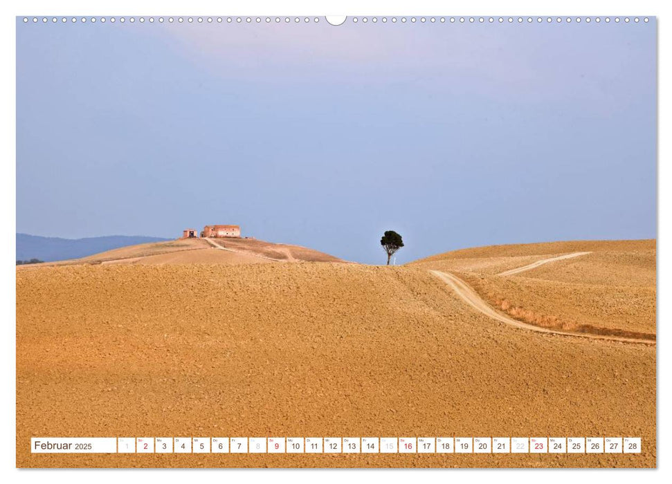 Toskana - Goldene Farben des toskanischen Herbstes (CALVENDO Wandkalender 2025)