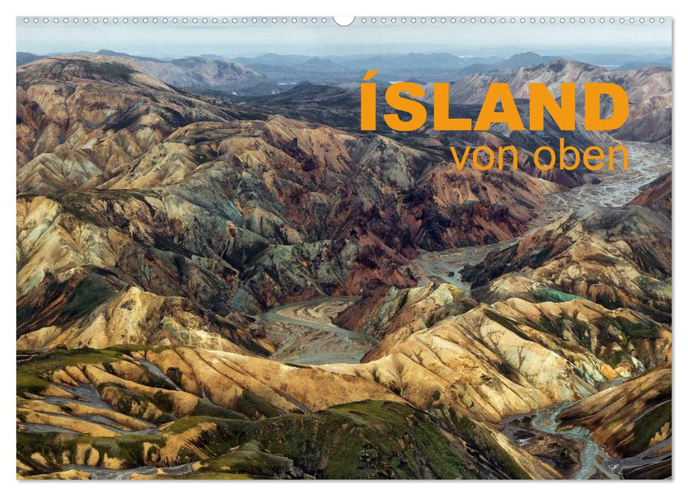 Island von oben (CALVENDO Wandkalender 2025)