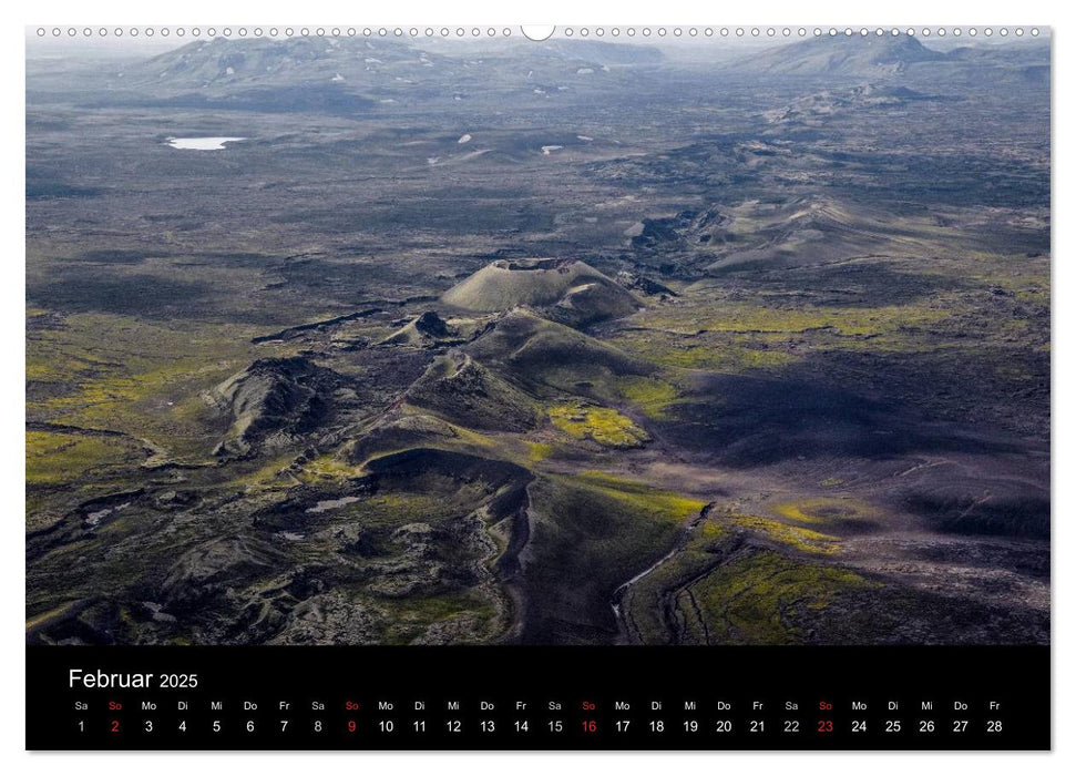 Island von oben (CALVENDO Wandkalender 2025)