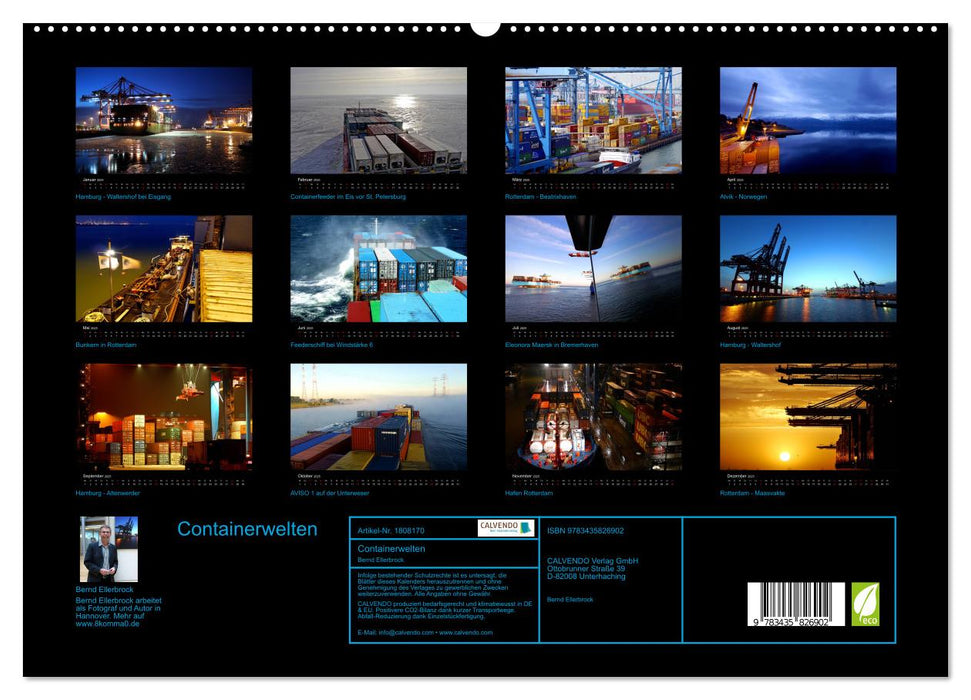 Containerwelten (CALVENDO Premium Wandkalender 2025)