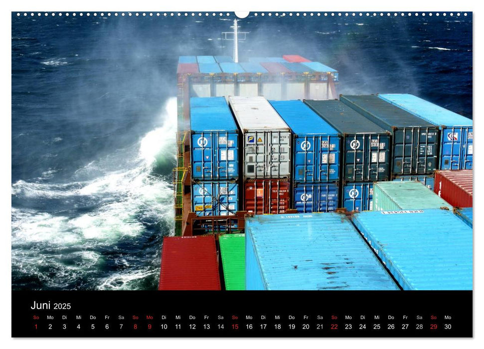 Containerwelten (CALVENDO Premium Wandkalender 2025)