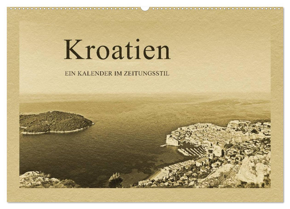 Kroatien (CALVENDO Wandkalender 2025)