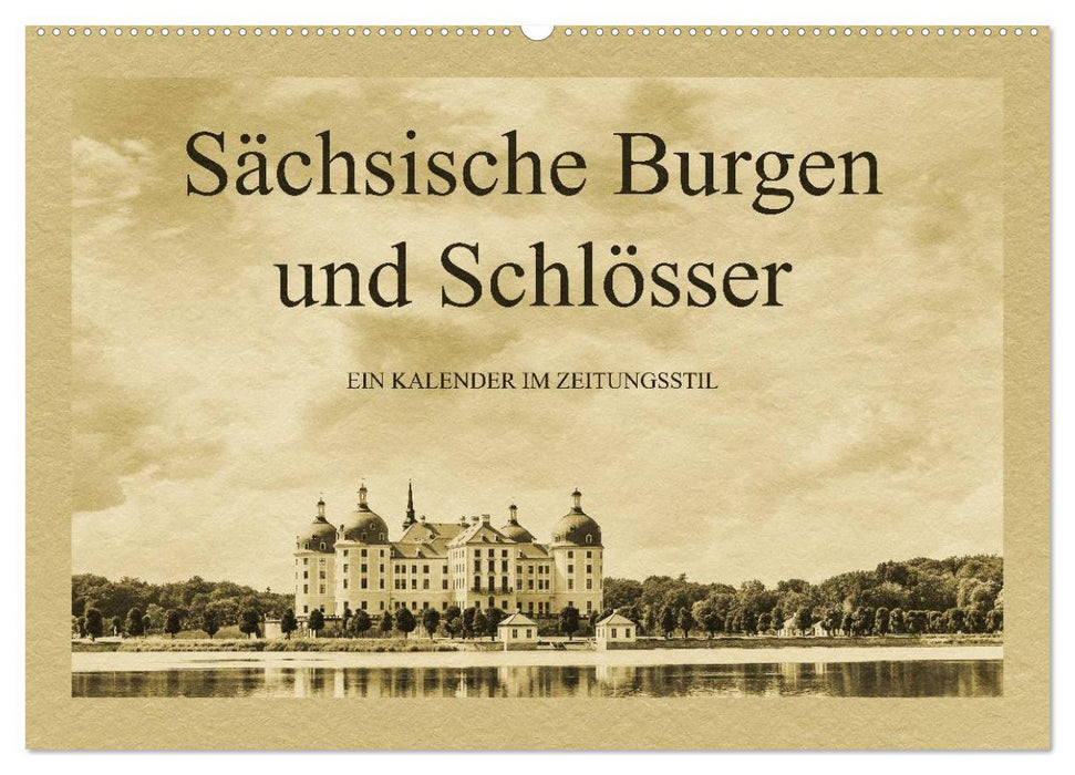 Sächsische Burgen und Schlösser (CALVENDO Wandkalender 2025)