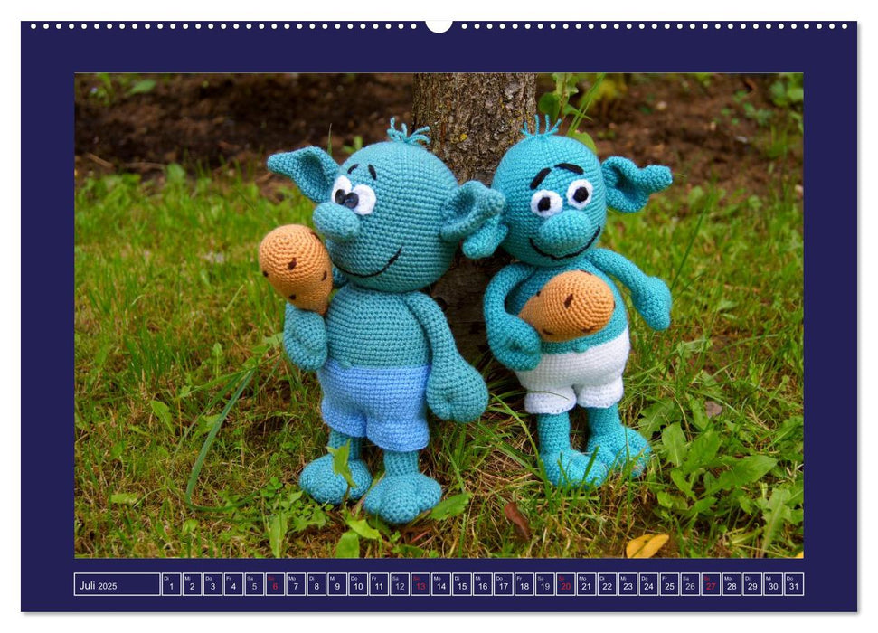 Amigurumi-Welt (CALVENDO Premium Wandkalender 2025)