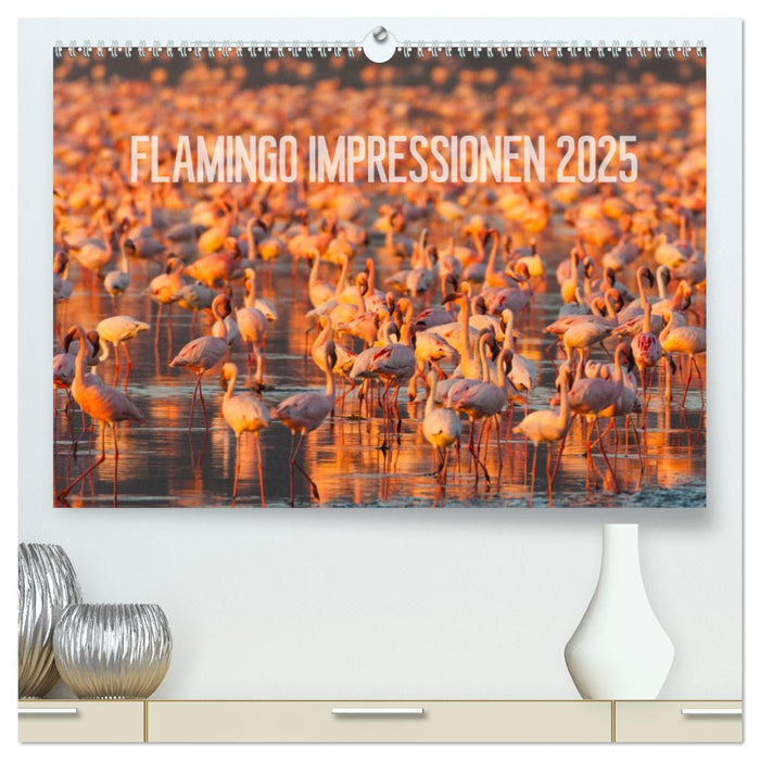 Flamingo Impressionen 2025 (CALVENDO Premium Wandkalender 2025)