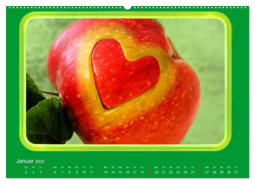 Apfel (CALVENDO Wandkalender 2025)