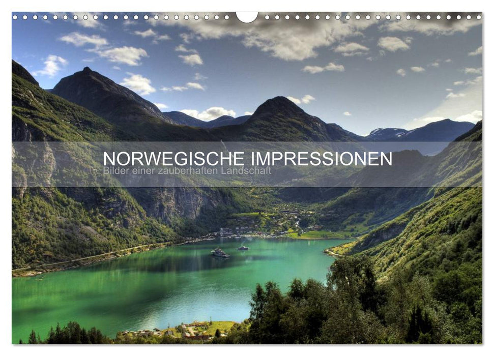 Norwegische Impressionen (CALVENDO Wandkalender 2025)