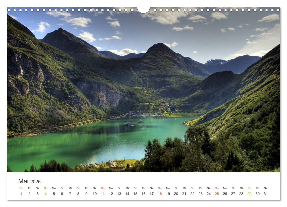 Norwegische Impressionen (CALVENDO Wandkalender 2025)