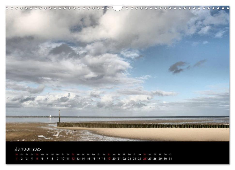 Wunderbare Nordsee (CALVENDO Wandkalender 2025)