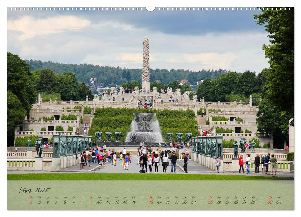 Vigeland (CALVENDO Premium Wandkalender 2025)