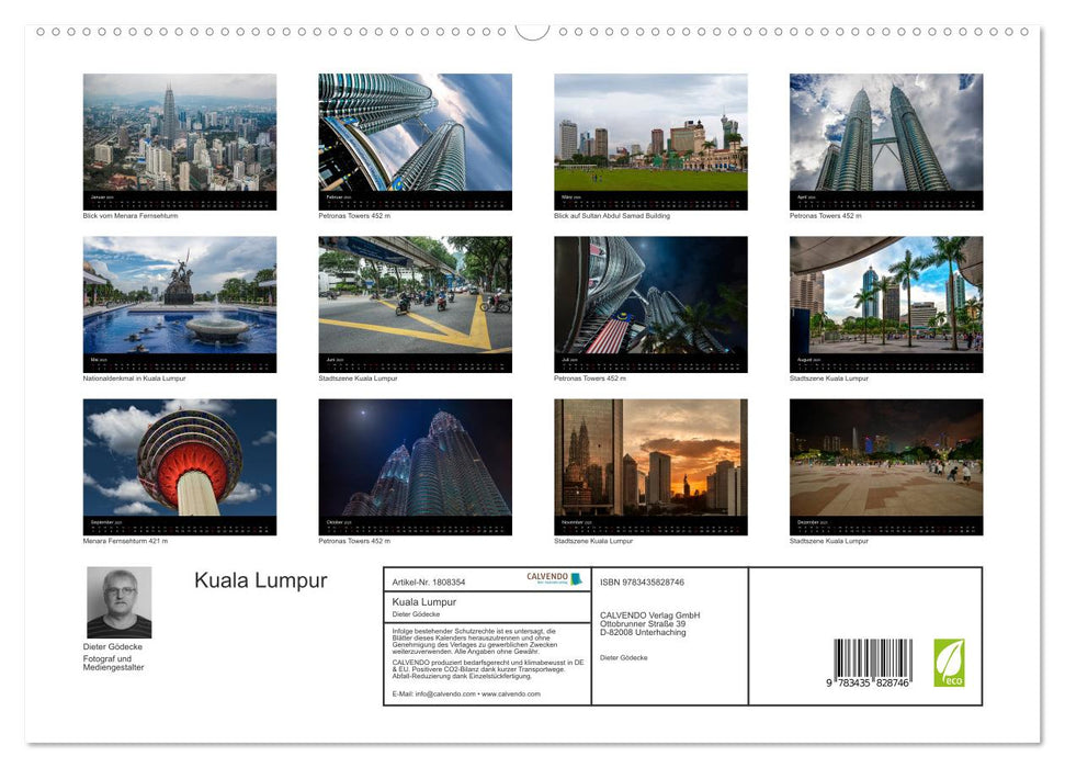 Kuala Lumpur (CALVENDO Premium Wandkalender 2025)