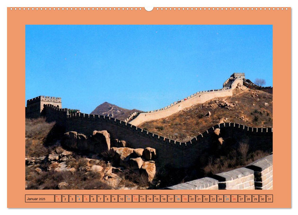 Chinesische Mauer (CALVENDO Premium Wandkalender 2025)