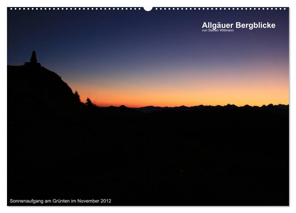 Allgäuer Bergblicke (CALVENDO Wandkalender 2025)