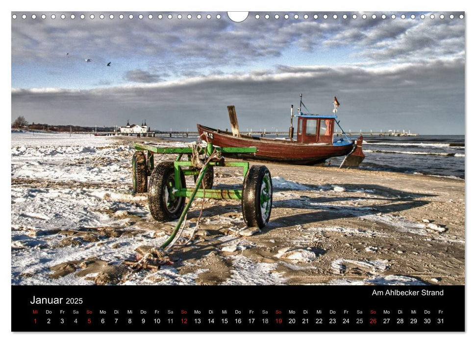 Die Insel Usedom in Bildern (CALVENDO Wandkalender 2025)