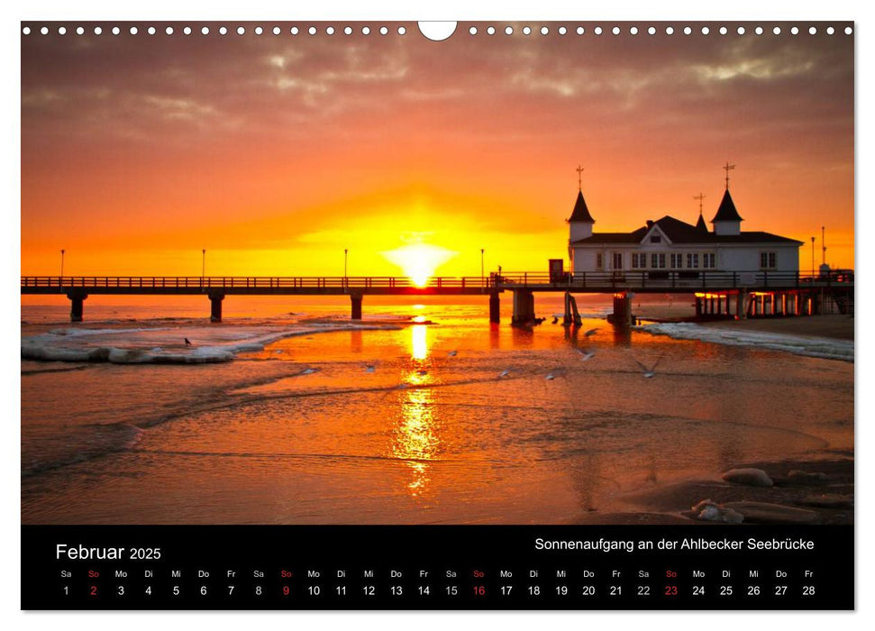 Die Insel Usedom in Bildern (CALVENDO Wandkalender 2025)