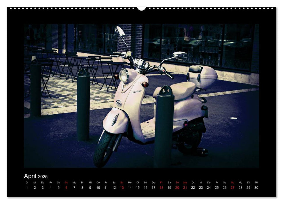 Motorroller (CALVENDO Wandkalender 2025)