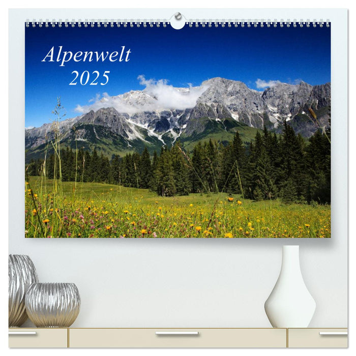 Alpenwelt 2025 (CALVENDO Premium Wandkalender 2025)