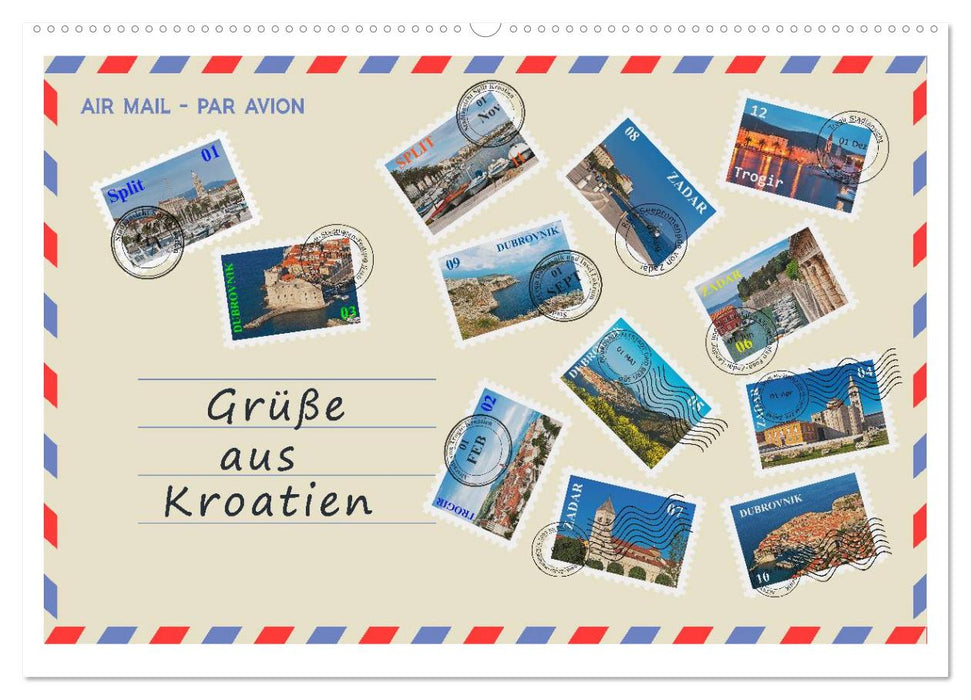 Grüße aus Kroatien (CALVENDO Wandkalender 2025)