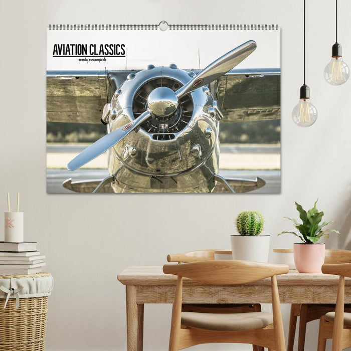 AVIATION CLASSICS seen by custompix.de (CALVENDO Wandkalender 2025)