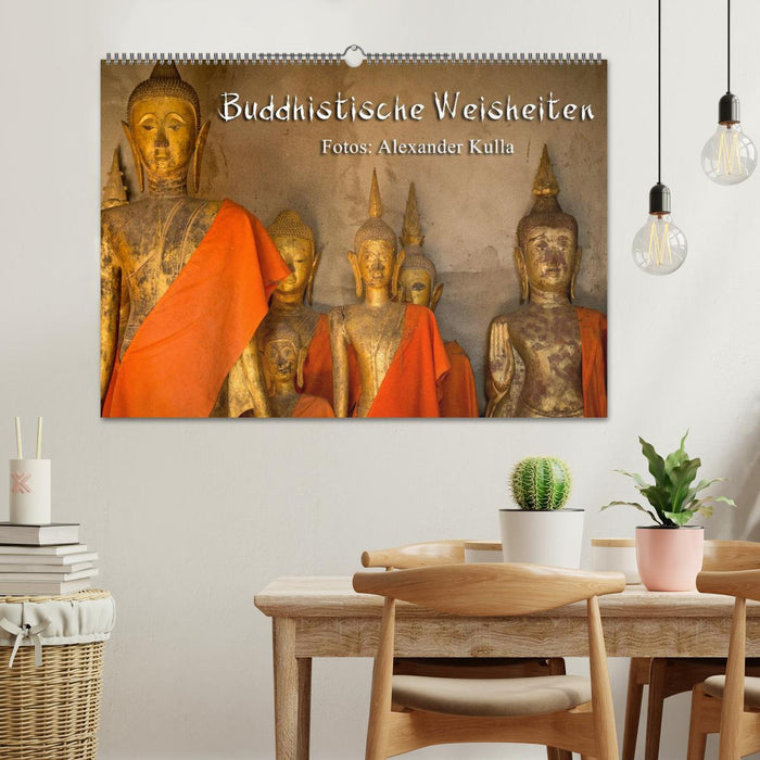 Buddhistische Weisheiten (CALVENDO Wandkalender 2025)