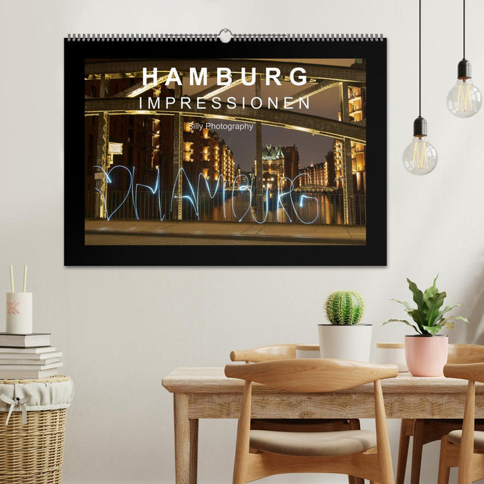 Hamburg - Impressionen (CALVENDO Wandkalender 2025)