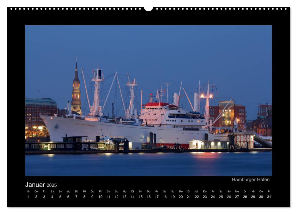 Hamburg - Impressionen (CALVENDO Wandkalender 2025)