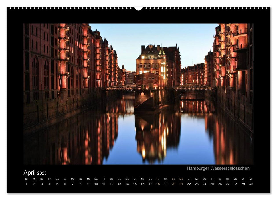 Hamburg - Impressionen (CALVENDO Wandkalender 2025)