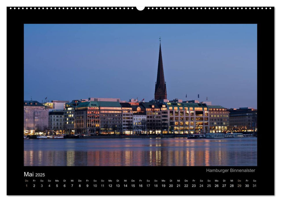 Hamburg - Impressionen (CALVENDO Wandkalender 2025)