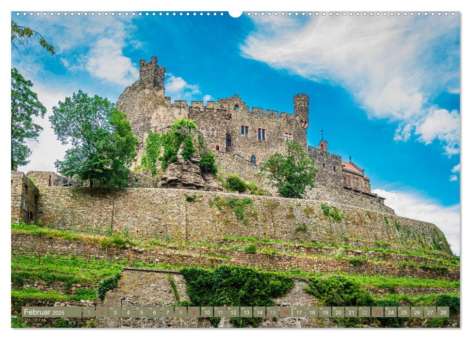 Burgen und Festungen am Mittelrhein (CALVENDO Wandkalender 2025)