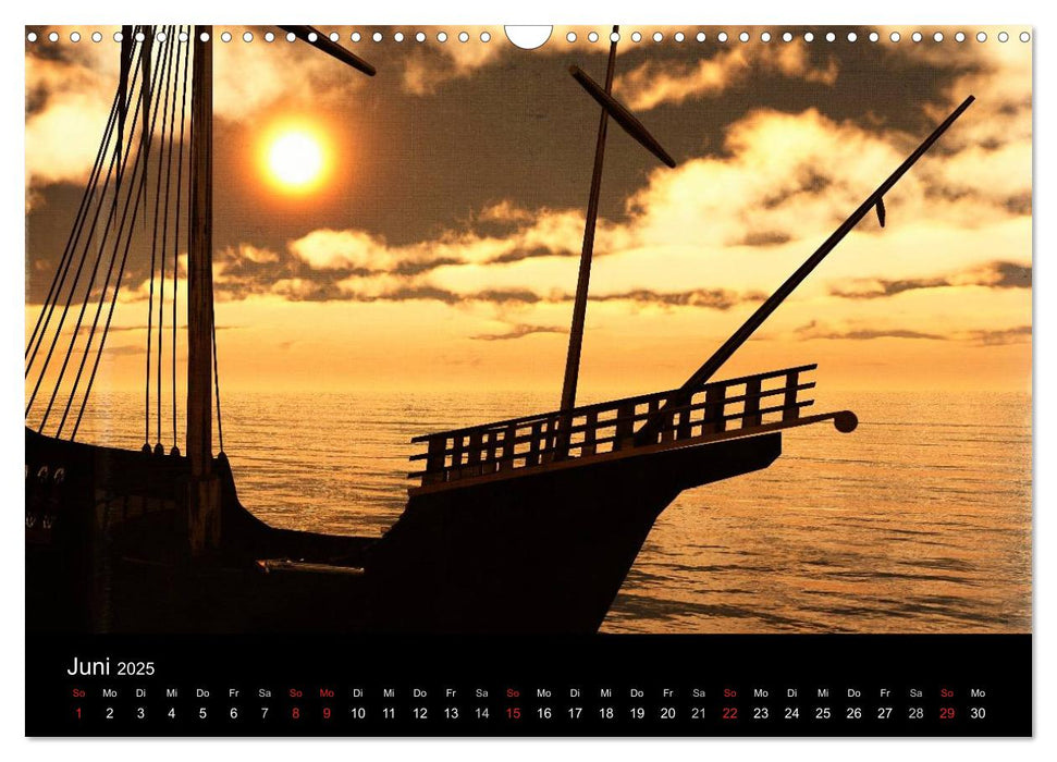 Mystic Ships (CALVENDO Wandkalender 2025)