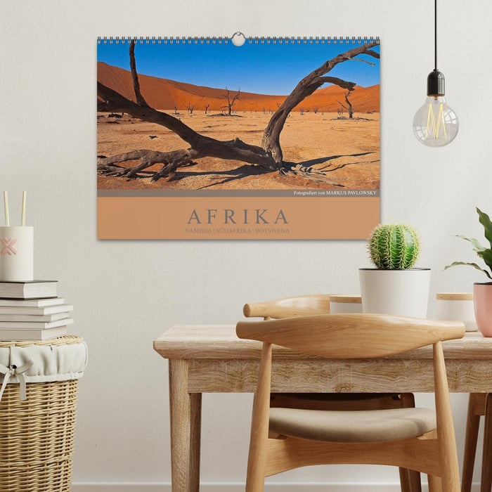 Afrika Impressionen. NAMIBIA - SÜDAFRIKA - BOTSWANA (CALVENDO Wandkalender 2025)