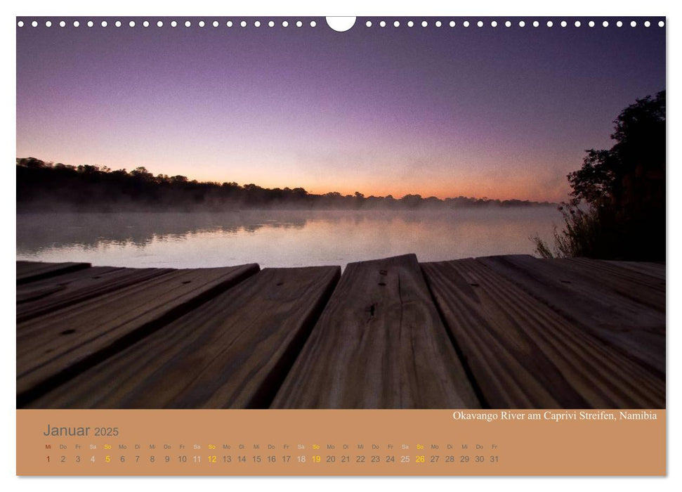 Afrika Impressionen. NAMIBIA - SÜDAFRIKA - BOTSWANA (CALVENDO Wandkalender 2025)