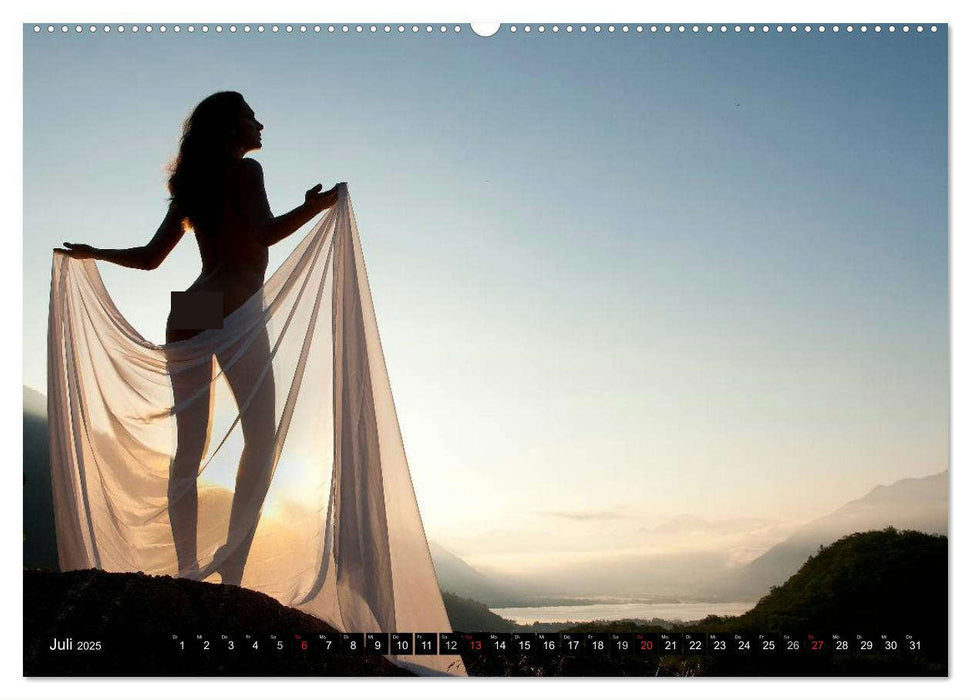 Aktfotografie auf Stein und Felsen (CALVENDO Premium Wandkalender 2025)