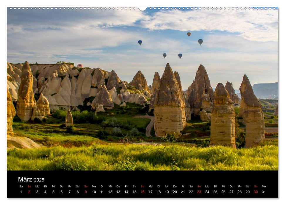 Türkei - fantastisches Kappadokien (CALVENDO Wandkalender 2025)