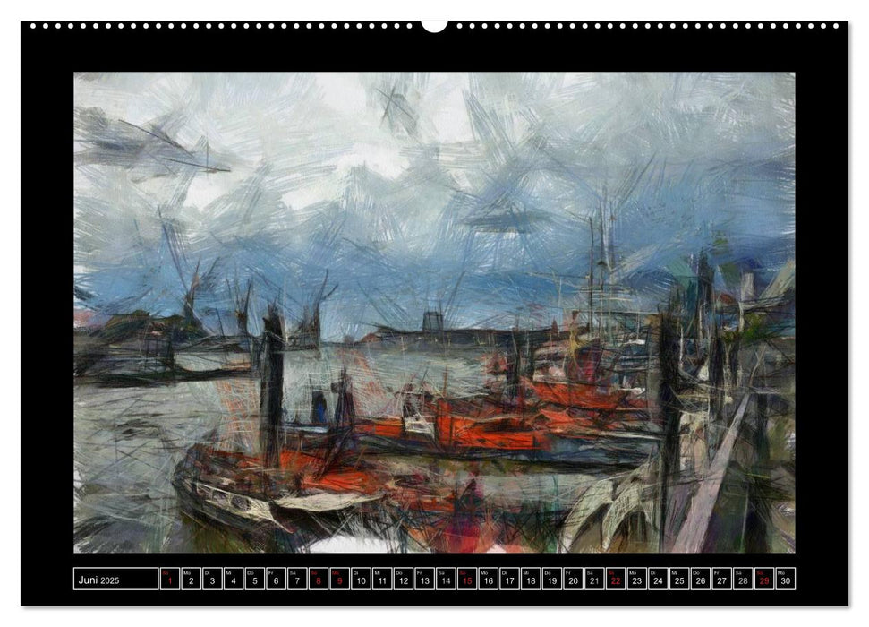 MARITIME Ansichten (CALVENDO Wandkalender 2025)