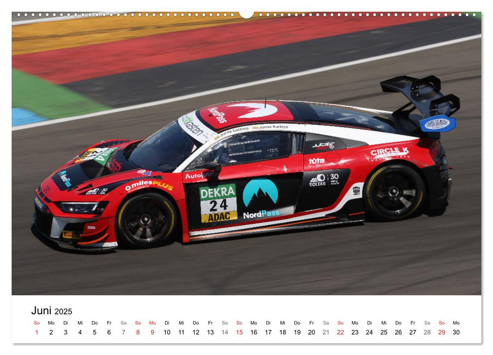 Die Vier Ringe im Motorsport (CALVENDO Premium Wandkalender 2025)