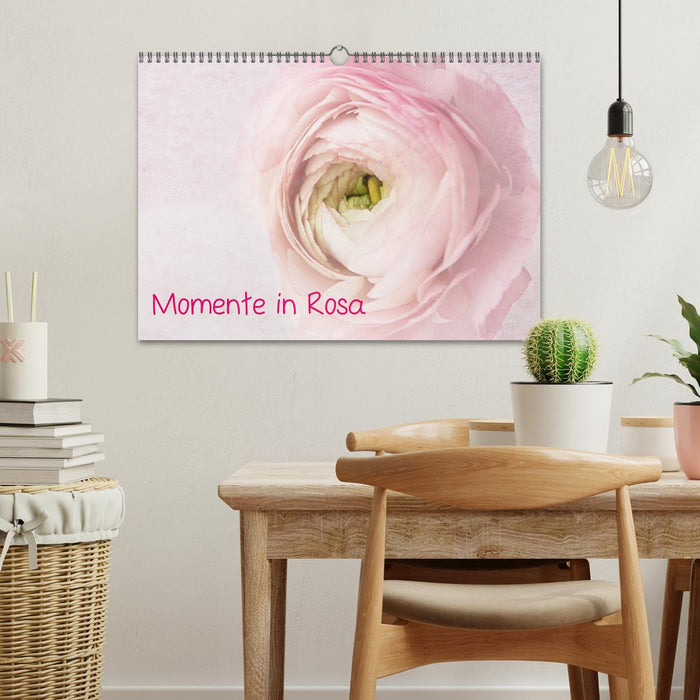 Momente in Rosa (CALVENDO Wandkalender 2025)