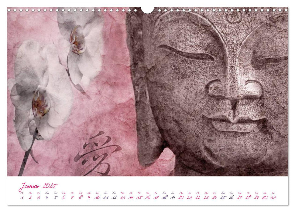 Momente in Rosa (CALVENDO Wandkalender 2025)