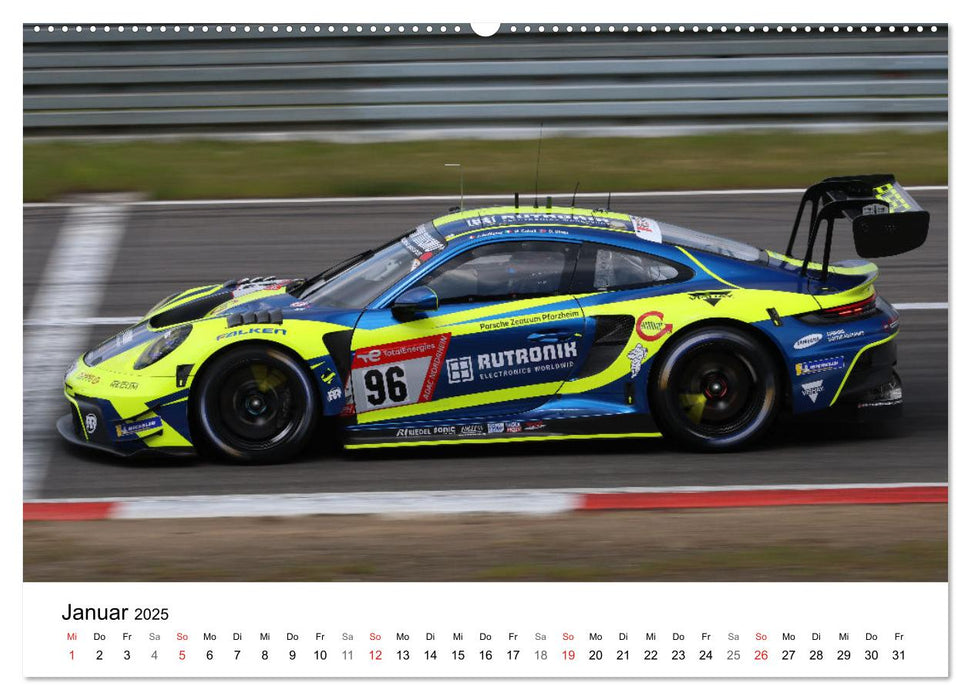 Motorsport aus Zuffenhausen (CALVENDO Premium Wandkalender 2025)