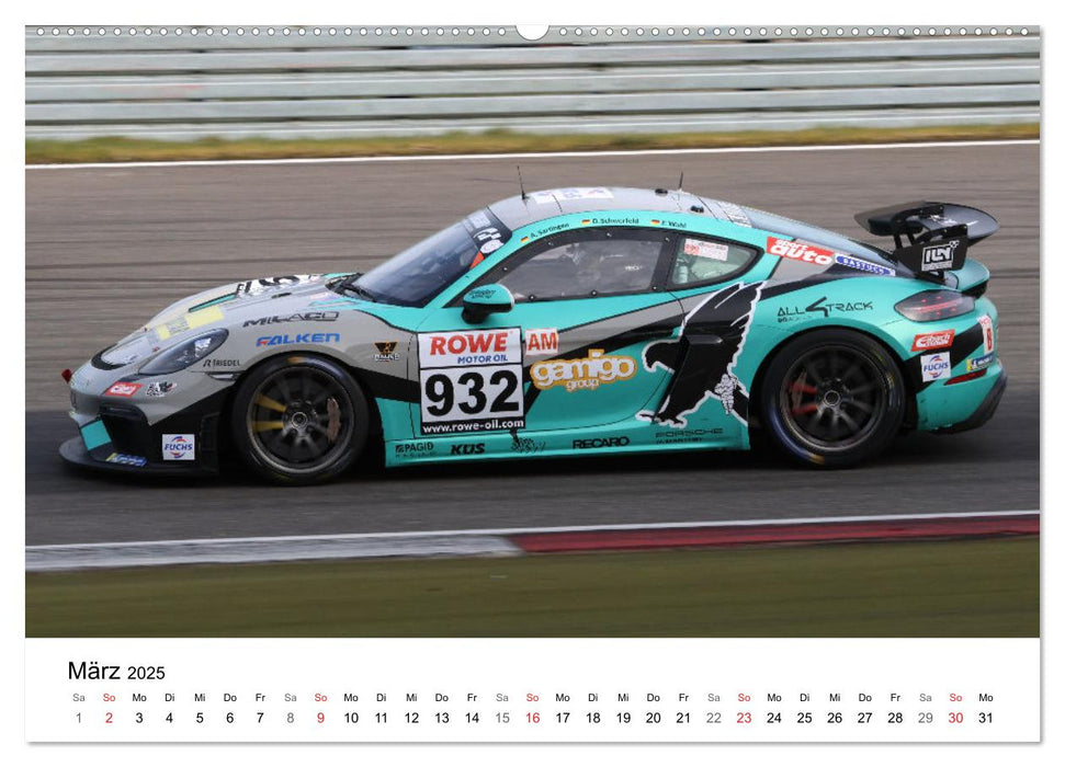 Motorsport aus Zuffenhausen (CALVENDO Premium Wandkalender 2025)