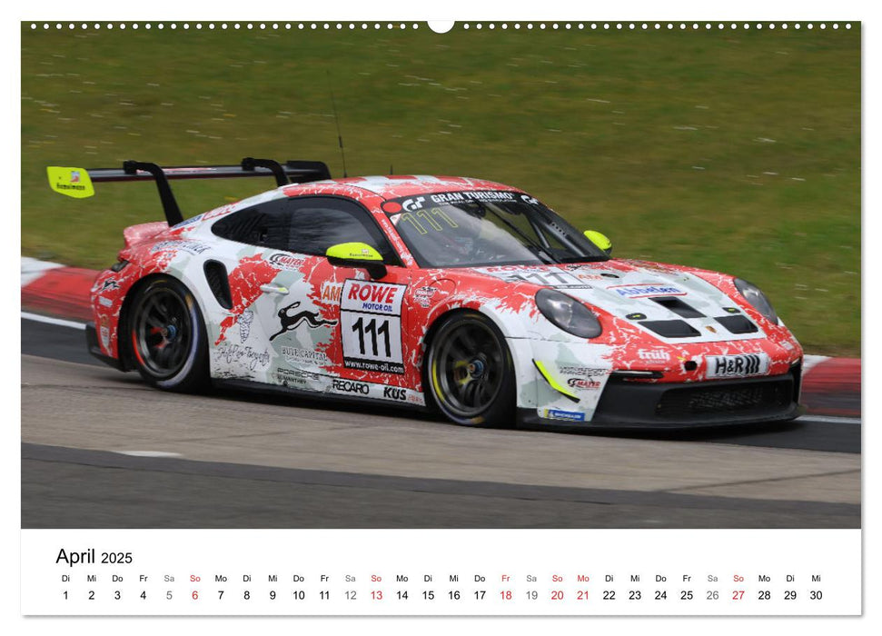 Motorsport aus Zuffenhausen (CALVENDO Premium Wandkalender 2025)